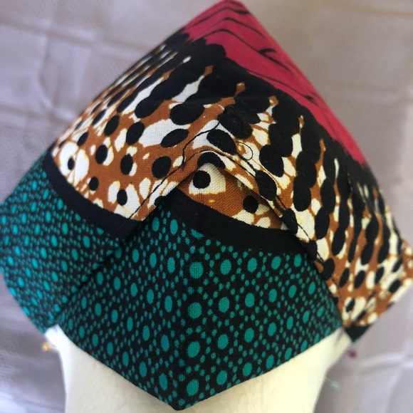 Ankara print face mask - Picture 5 of 10